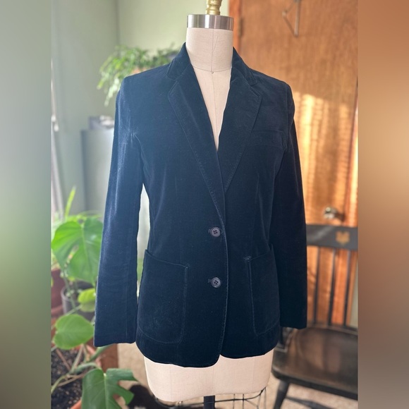 Jackets & Blazers - Vintage Black Velvet Blazer Womens XS Made In Japan